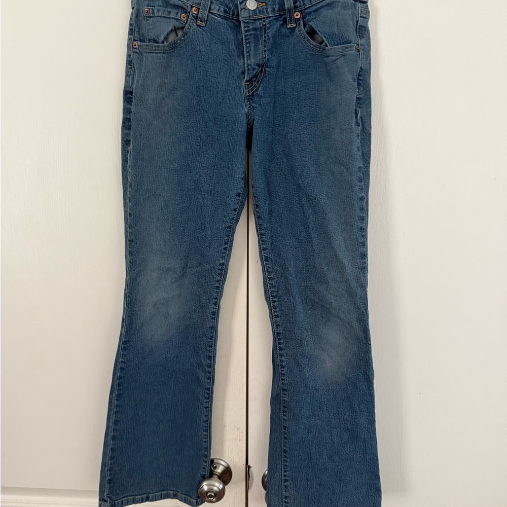 Levi's Blue Superlow Stretch  Jeans